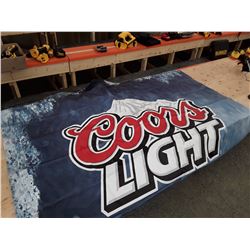 Large Coors Light Banner 8'x8'
