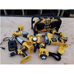Dewalt Assorted 18 v Tools with Battery & Charger