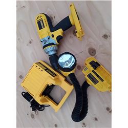 Dewalt 36 Volt Drill and Light with Charger