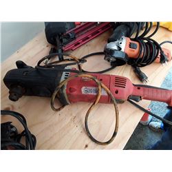 464- large milwaukee 90degree drill W stein angle grinder