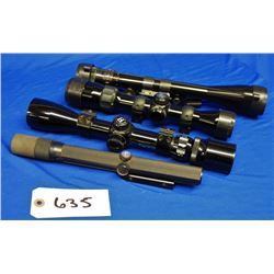 Lot of 4 Gun Scopes