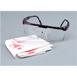 Agent Dana Scully's (Gillian Anderson) Autopsy Goggles and Bloody Handkerchief - THE X-FILES (1993 -