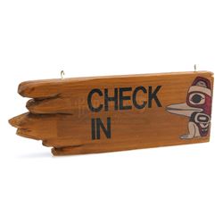 The Great Northern' Hotel’s Check-In Sign - TWIN PEAKS (1990 - 1991)