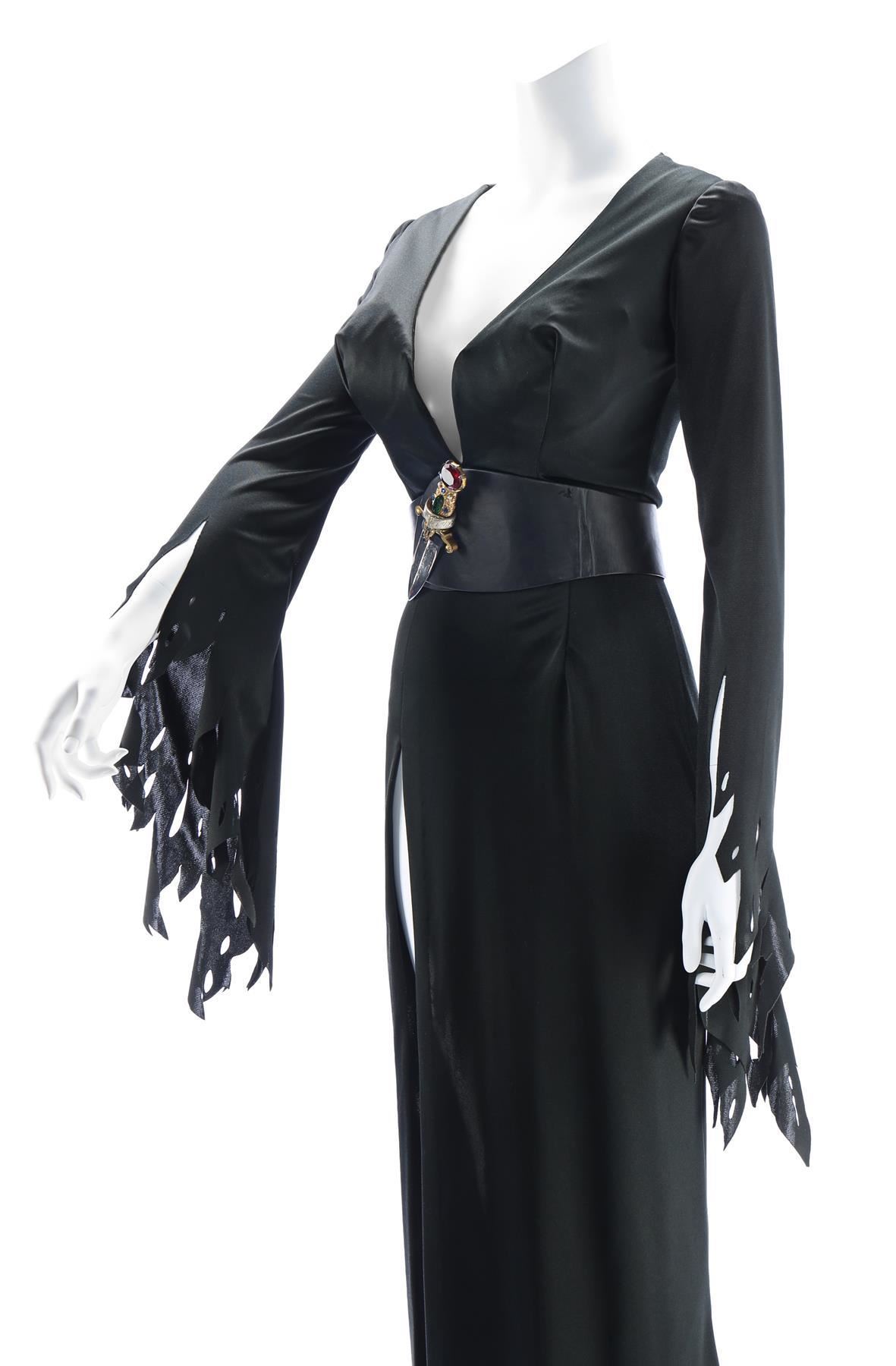 Elvira’s (Cassandra Peterson) Signature Black Gothic Dress ELVIRA