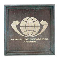 Bureau Of Newcomer Affairs Sign - ALIEN NATION: BODY AND SOUL (1995)