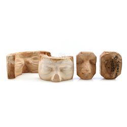 Jeff Cable's (William Shatner) Makeup Department Face Molds - BARBARY COAST (1975 - 1976)