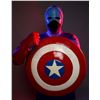 Image 9 : Captain America’s (Matt Salinger) Metal Circular Shield Prototype - CAPTAIN AMERICA (1990)