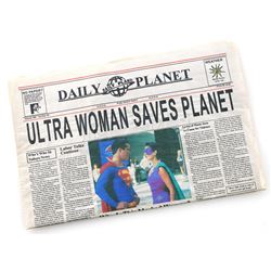 ‘Ultra Woman Saves Planet’ Daily Planet Newspaper - LOIS & CLARK: THE NEW ADVENTURES OF SUPERMAN (19