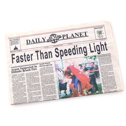 ‘Faster Than Speeding Light!’ Daily Planet Newspaper - LOIS & CLARK: THE NEW ADVENTURES OF SUPERMAN 