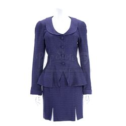 Lois Lane’s (Teri Hatcher) Blue Patterned Suit - LOIS & CLARK: THE NEW ADVENTURES OF SUPERMAN (1993