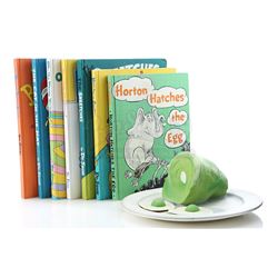 Plate Of Green Eggs and Ham and Oversized Prop Seuss Books - IN SEARCH OF DR. SEUSS (1994)