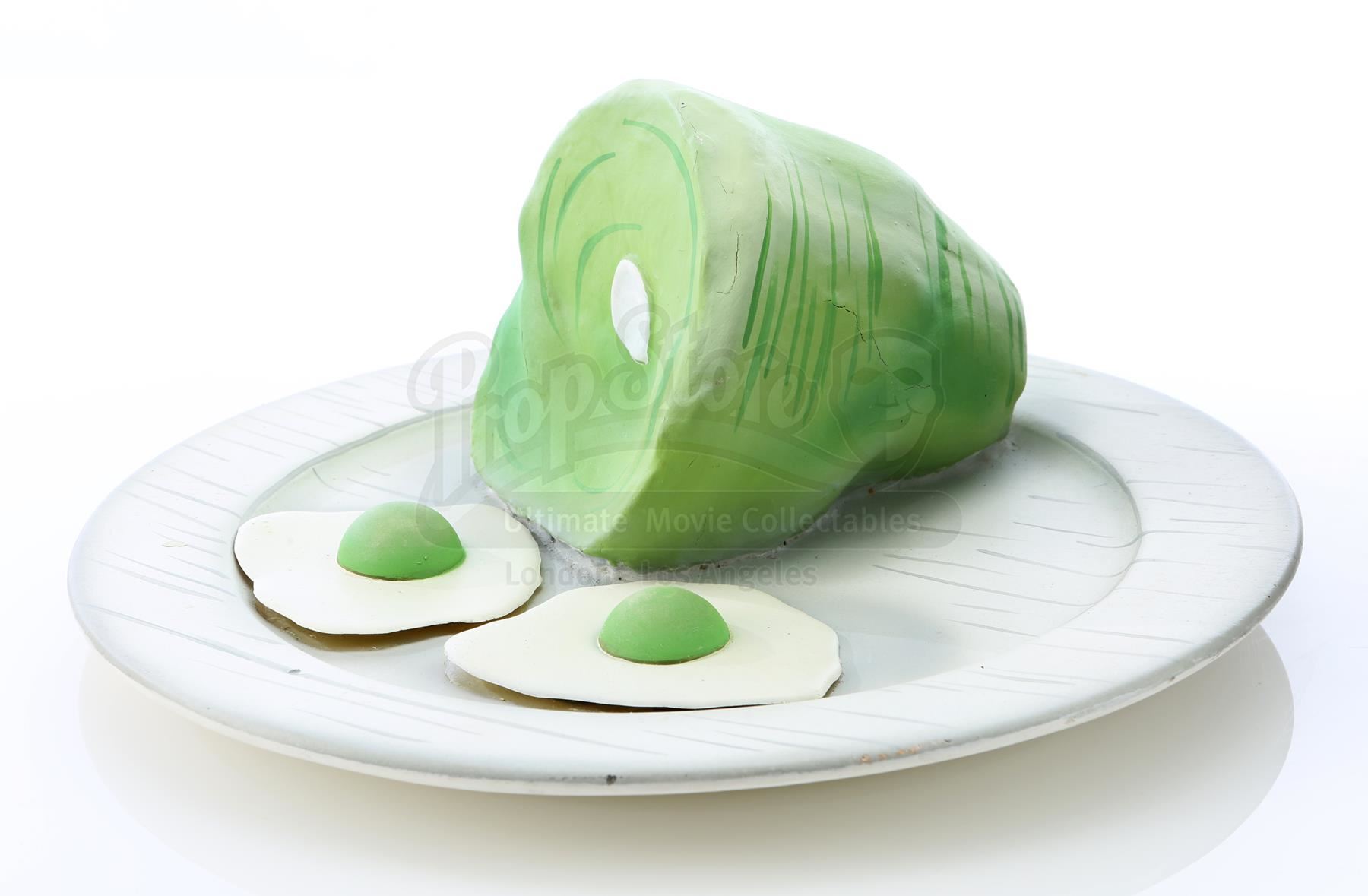 Plate Of Green Eggs and Ham and Oversized Prop Seuss Books IN SEARCH