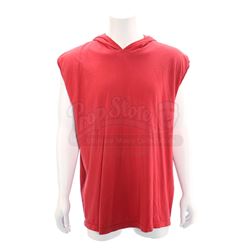Jason Lee Scott’s (Austin St. John) Red Power Ranger Sleeveless Hoodie - MIGHTY MORPHIN POWER RANGER
