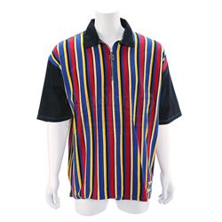 Zack Taylor's (Walter Jones) Black Power Ranger Striped Shirt - MIGHTY MORPHIN POWER RANGERS (1993 -