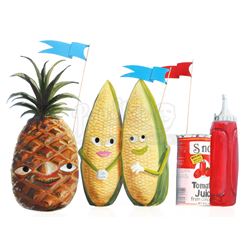 Grouping Of Playhouse Kitchen Silhouette Characters - PEE-WEE’S PLAYHOUSE (1986 - 1991)