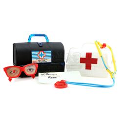 Pee-Wee Herman (Paul Reubens) and Miss Yvonne's (Lynne Marie Stewart) Toy Medical Bags and Supplies 