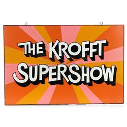 Hand-Painted 'The Krofft Supershow' Production Office Sign - THE KROFFT SUPERSHOW (1976 - 1978)