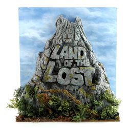 Opening Title Sequence Miniature Foam Logo Volcano - LAND OF THE LOST (1991 - 1992)