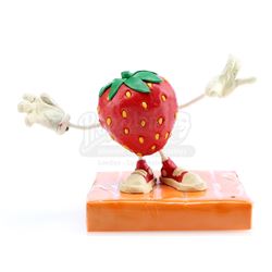 Strawberry Michael Jackson Fan's Claymation Puppet - MICHAEL JACKSON CALIFORNIA RAISINS COMMERCIAL (