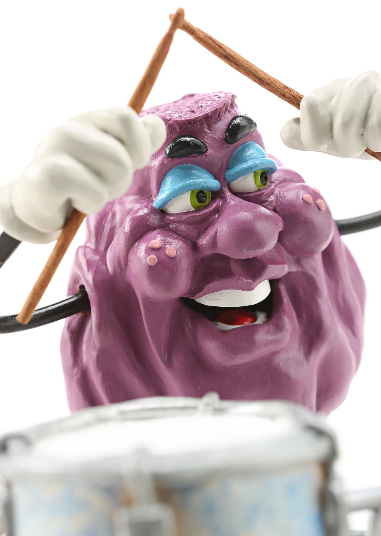 Beebop's California Raisin Puppet and Drum Kit Replica Signed By Will ...