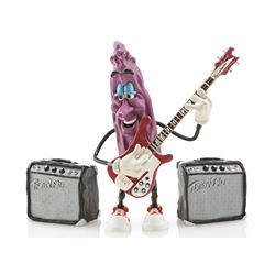 Stretch's California Raisin Puppet With Bass Guitar and Amps Replica Signed By Will Vinton - CALIFOR