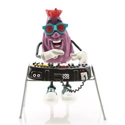Red's California Raisin Puppet and Keyboard Replica Signed By Will Vinton - CALIFORNIA RAISINS (BASE