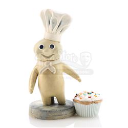 ‘Poppin’ Fresh’ Pillsbury Doughboy's Stop-Motion Puppet With Attached Rigid Peg-Registered Head - PI