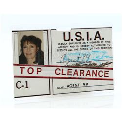 Agent 99's (Barbara Feldon) United States Intelligence Agency ID Badge - GET SMART, AGAIN! (1989)