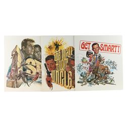 Three NBC 1960s Promotional Posters - GET SMART (1965 - 1970) / I SPY (1965 - 1968) / THE MAN FROM U