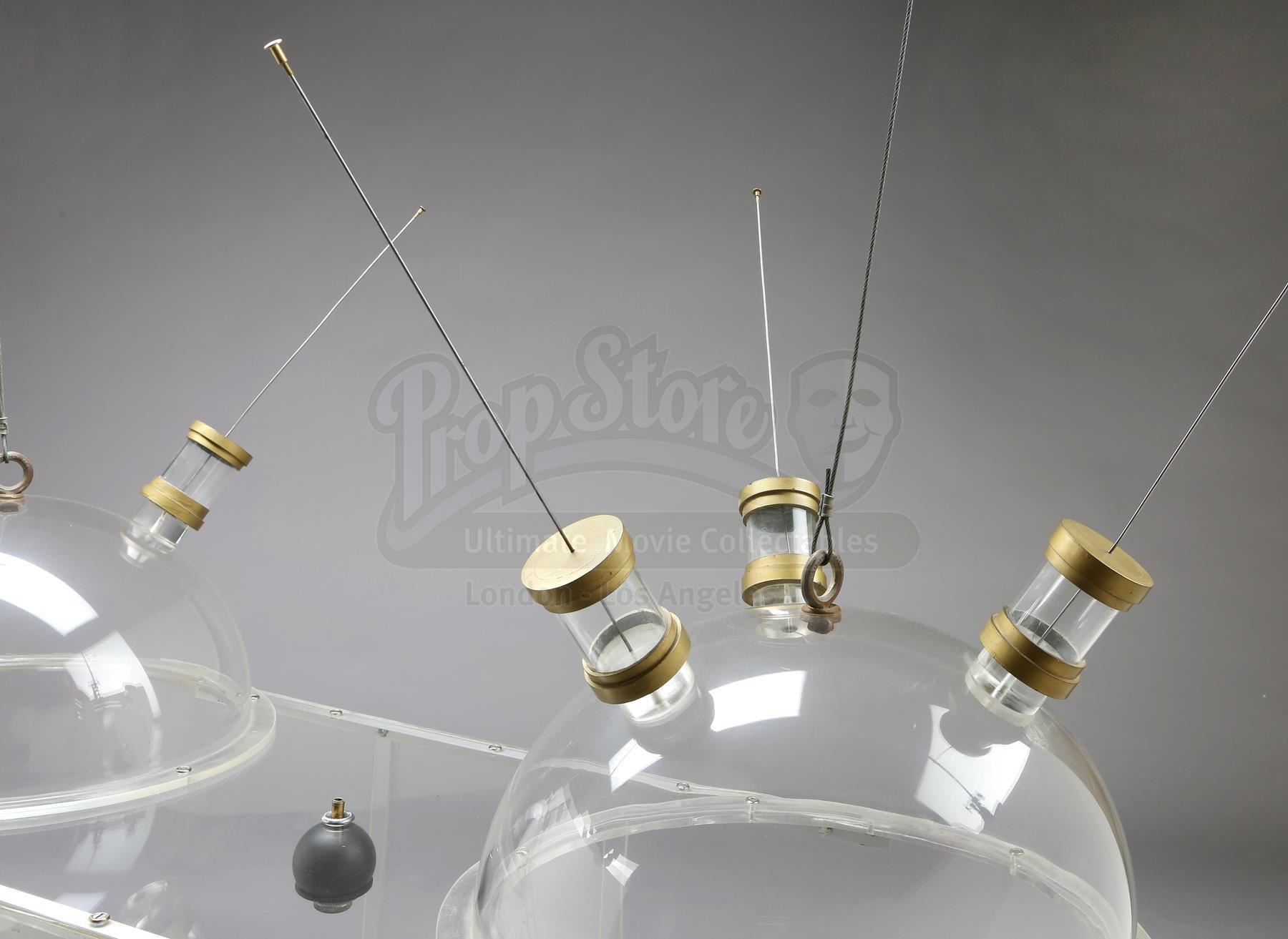 Cone Of Silence Connecting Acrylic Head Domes GET SMART, AGAIN! (1989)