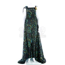 Martha Leighton's (Natalie Norwick) Black Paisley Dress With Feather Detail - STAR TREK: THE ORIGINA
