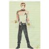 Image 1 : William Ware Theiss Hand-Drawn Costume Sketch Of Uss Enterprise Bridge Uniform - STAR TREK: THE ORIG