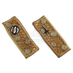 Two Rectangular Insignia Patches For Command & Science Divisions - STAR TREK: THE ORIGINAL SERIES (1