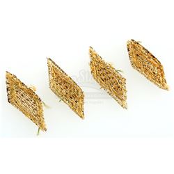 Starfleet Uniform Rank Patches From Gold Command Uniform - STAR TREK: THE ORIGINAL SERIES (1966 - 19