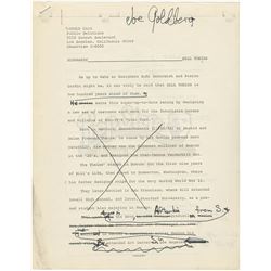 William Ware Theiss’ Hand-Annotated Biography Pages - STAR TREK: THE ORIGINAL SERIES (1966 - 1969)