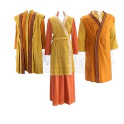 Three Aldean Alien Gold Tunic Costumes - STAR TREK: THE NEXT GENERATION (1987-1994) - WHEN THE BOUGH