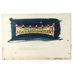 Original Production Design Concept Painting - BATMAN (1966 - 1968)