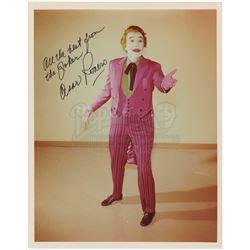 Five Studio Promotional Photos Signed By Robin, The Riddler, The Joker, Catwoman, Mr. Freeze and Egg