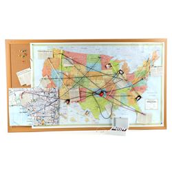 Noah Bennet’s (Jack Coleman) Eyeglasses, Specimen Case and Bulletin Board - HEROES (2006 - 2010)