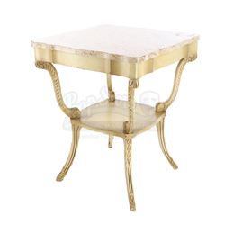 Slumber Room Antique Ivory End Table - SIX FEET UNDER (2001 - 2005)