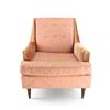 Image 1 : Slumber Room Rose Color Upholstered Armchair - SIX FEET UNDER (2001 - 2005)