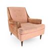 Image 2 : Slumber Room Rose Color Upholstered Armchair - SIX FEET UNDER (2001 - 2005)