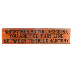 Charming County Sheriff Station Engraved Sign - SONS OF ANARCHY (2008 - 2014)