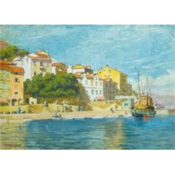 Róbert Nádler (1858-1938) / Small Italian port 