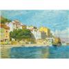 Image 1 : Róbert Nádler (1858-1938) / Small Italian port 