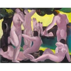 Dávid Jándi (1893-1944) - Nudes, 1933
