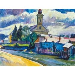 Sándor Ziffer (1880-1962) - Detail of Nagybánya