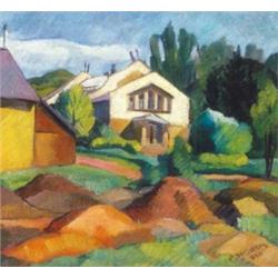 Abrudan, Petre (1907-1979) - Colony of the artists at Nagybánya, 1936