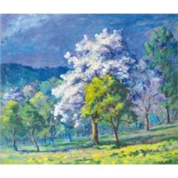 Sebestyén Shakirov (1893-1966) - Spring at the Virághegy 