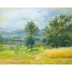 István Boldizsár (1897-1984) - Village in the valley 